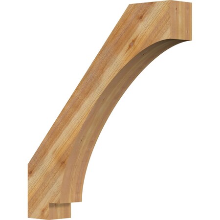 Ekena Millwork 6"W x 36"D x 40"H Imperial Rough Sawn Knee Brace, Western Red Cedar BRC06X36X40IMP00RWR